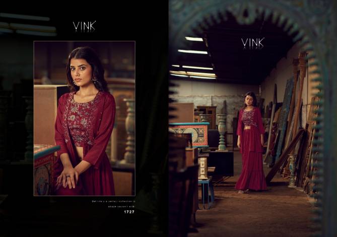 Limelight 2 By Vink 1727 To 1730 Party Wear Indo Western Lehenga Suppliers in India